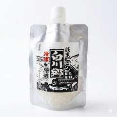 純米にごり酒白川郷冷凍生原酒「パウチ酒」